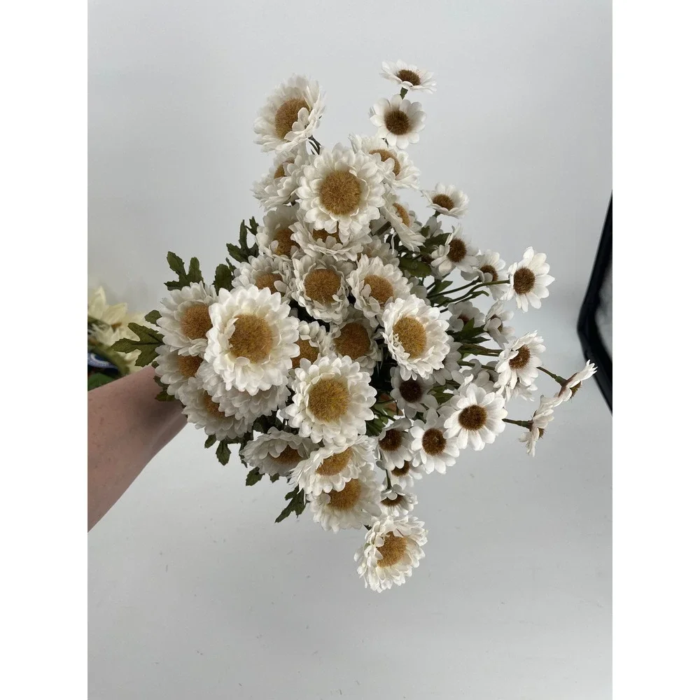 28 Ashland Artificial Flower Bundles White Sunflowers/Daisies Fall Decor NEW
